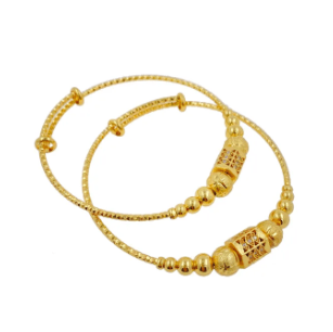 Stylish Beads Cube Bangle for Modern and Chic Look